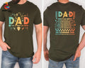 Dad Make All Happen Shirt Fatherhood Tour Shirt Front Back Shirt Some Days I Rock Shirt Cool Dad T-Shirts