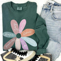 Daisy Affirmation Comfort Colors Long Sleeve T-Shirts