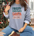 Dance Like Frosty Shine Like Rudolph Give Like Santa Love Like Jesus Merry Religious Family Fabric Fit T-Shirts