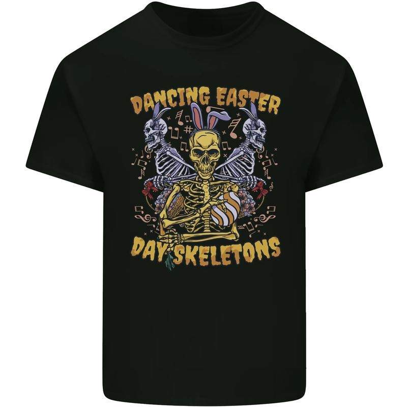 Dancing Easter Day Skeletons Skulls Black Man Woman S 3Xl T-Shirts