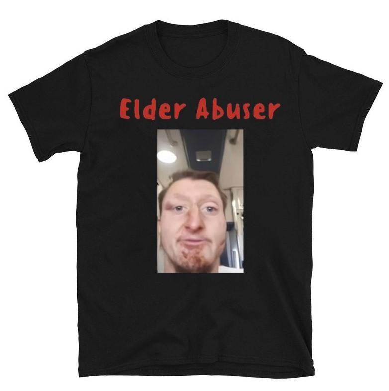Daniel Larson Elder Abuser Bold Controversial Meme T-Shirts