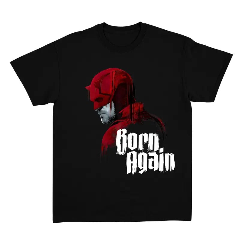Dar3d3v1l B0rn Again TV Show Ma0rvell Comics Sup3rhero Costume Shirt Comic Book Lover Daredevil Fan Merchstyle{N002}4 T-Shirts