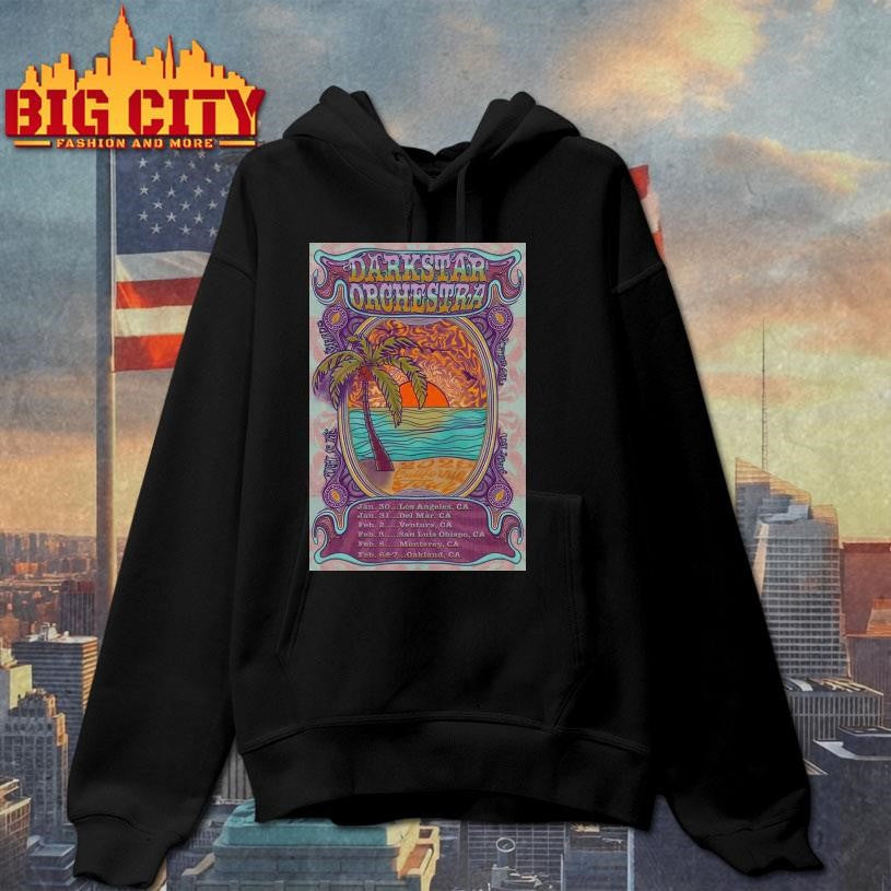 Dark Star Orchestra Tour 2026 California Poster Shirt