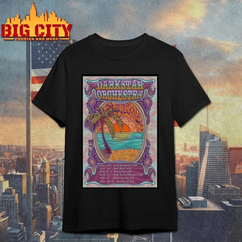 Dark Star Orchestra Tour 2026 California Poster t-shirt