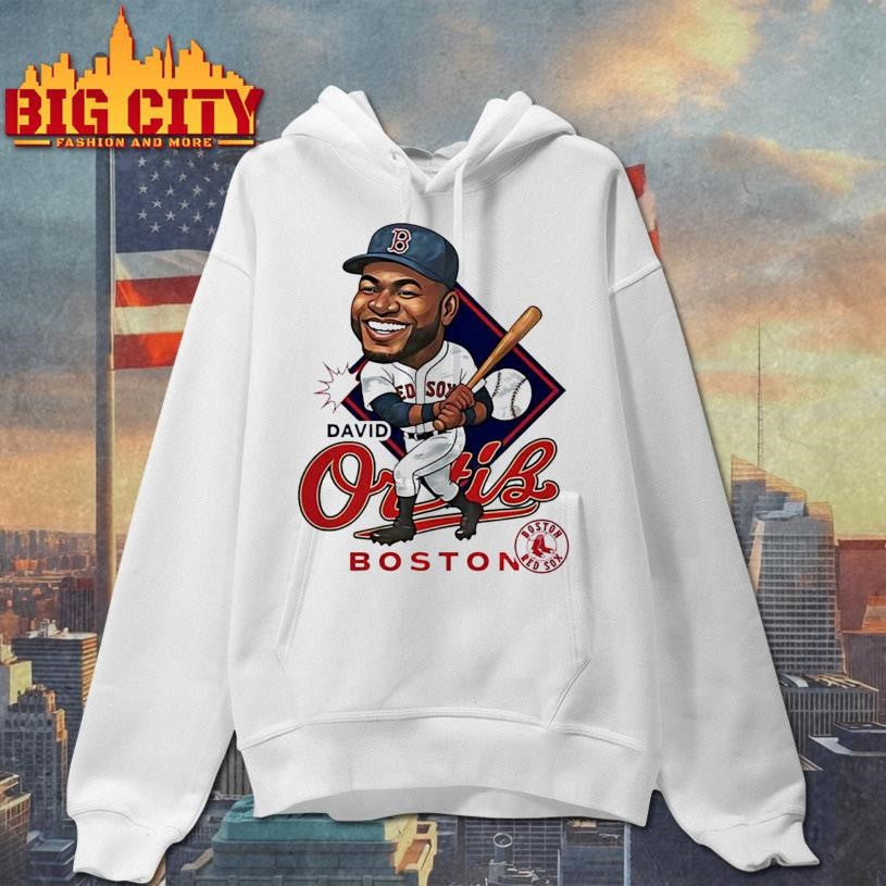 David Ortiz Boston Redsox Legend caricature Shirt