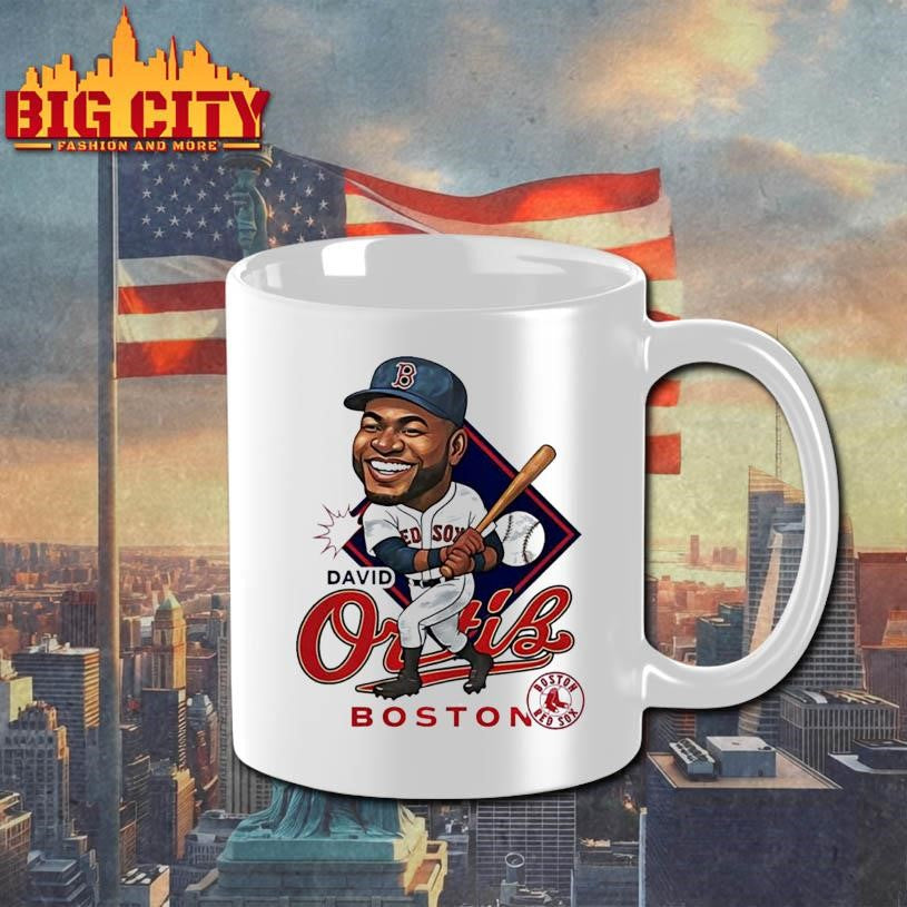 David Ortiz Boston Redsox Legend caricature Shirt