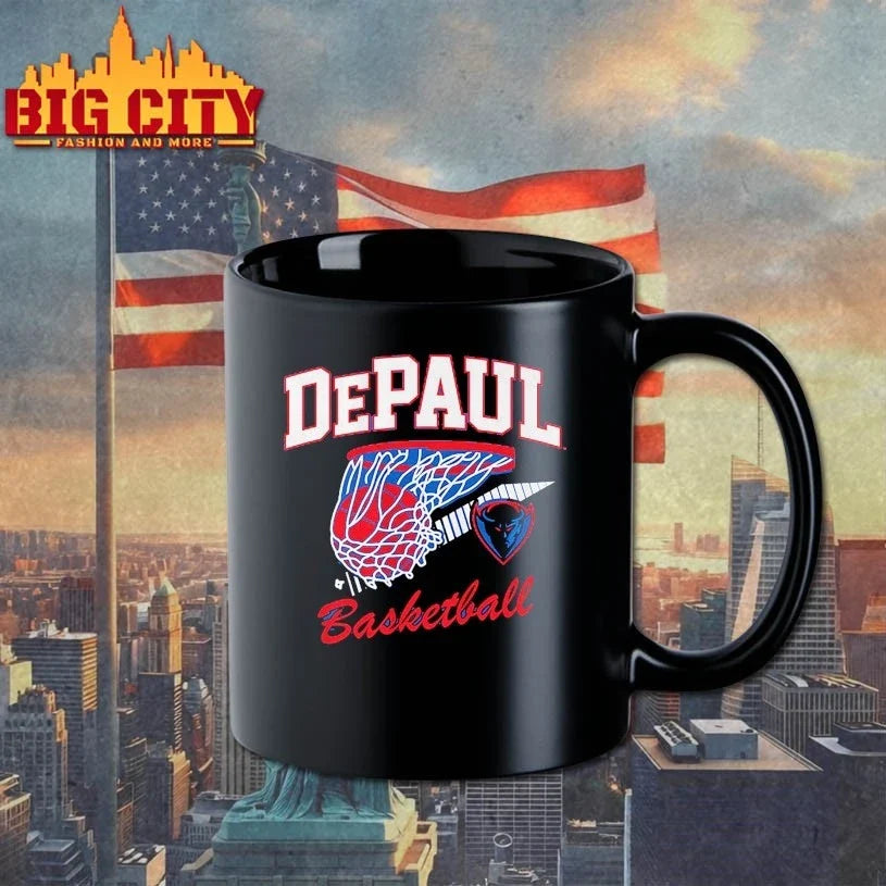 DePaul Blue Demons Throwback Basketball t-shirt