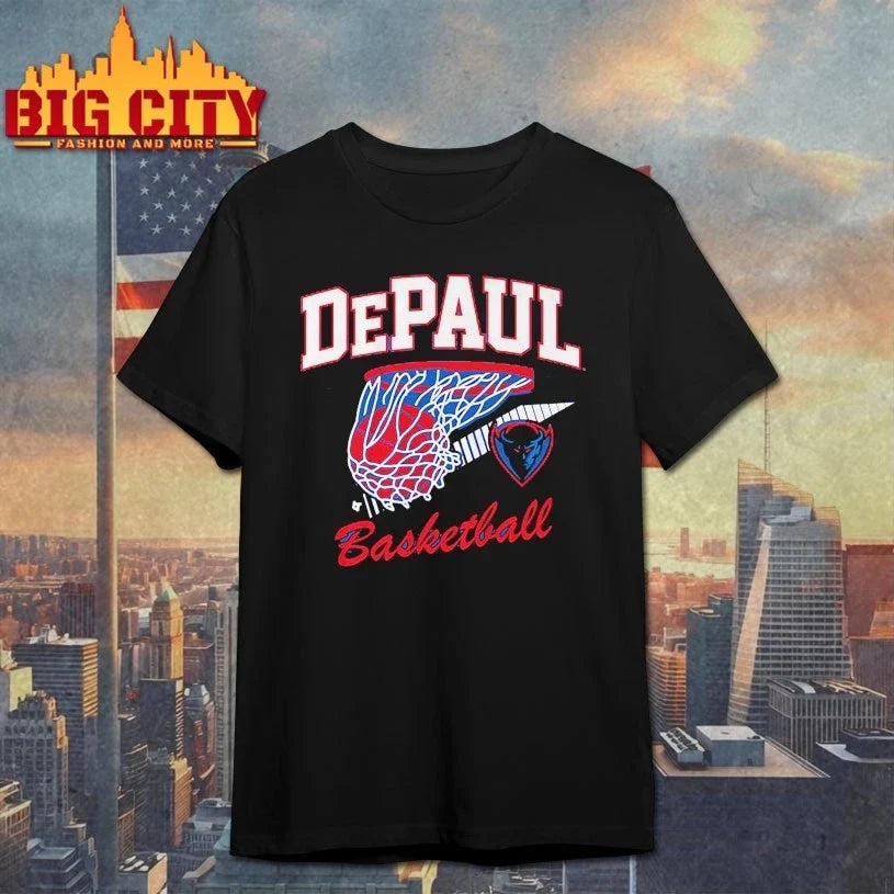 DePaul Blue Demons Throwback Basketball t-shirt