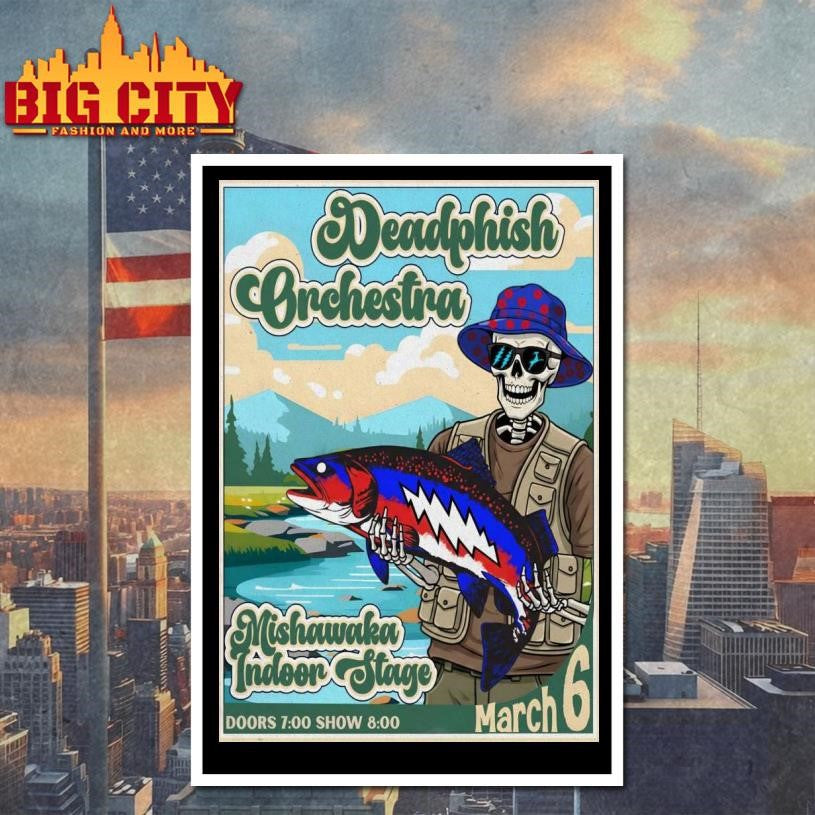 Deadphish Orchestra Tour Bellvue CO Mar 6 2026 Poster Shirt