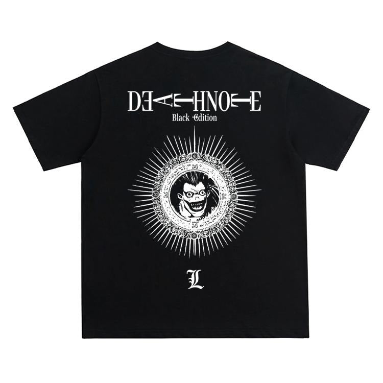 Death Note "Shinigami Ryuk" Vintage Anime 100% Cotton Original Top Fans DTG Printing Streetwear Casual Womenswear Summer T-Shirts