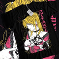 Death Note Misa Amane T Shirt Manga Anime Black T Shirt Size S 5XLstyle{N002}2 T-Shirts