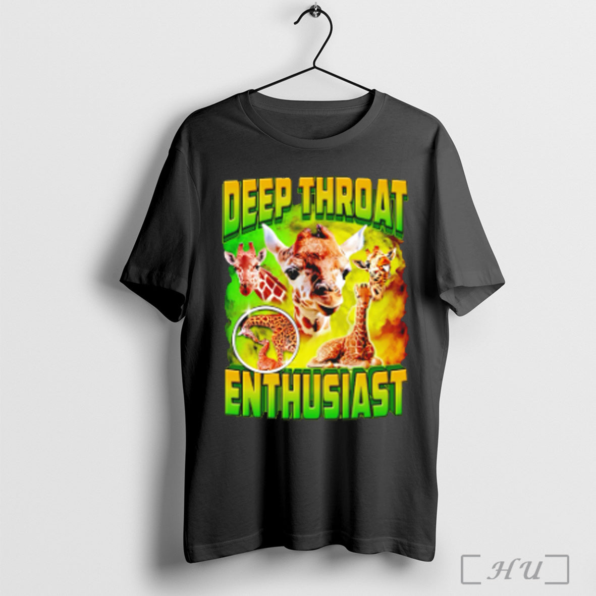 Deep Throat Enthusiast Funny Giraffe Graphic Cute T Shirt