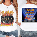 Def Leppard Journey Summer Stadium Tour 2024 Band Tour 2024 Shirt Fan Shirt Rock 2024 Tour Shirt Short Sleeve T-Shirts