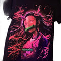 Demon Womenswear Top Unique Character Electric Elements T-Shirts