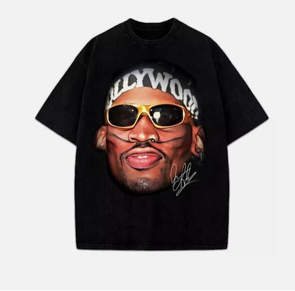 Dennis Rodman NWO Hollywood WCW Rodzilla Wrestling 90'S Vintage Top Womenswear Underwear T-Shirts