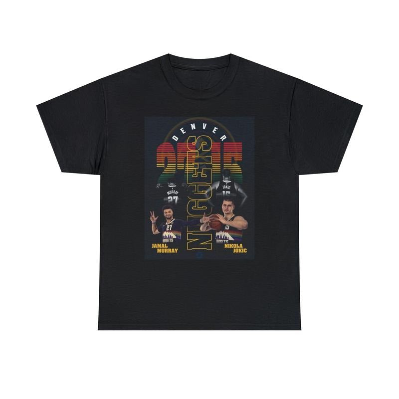 Denver Nikola Jokic Jamal Murray Fan T-Shirts