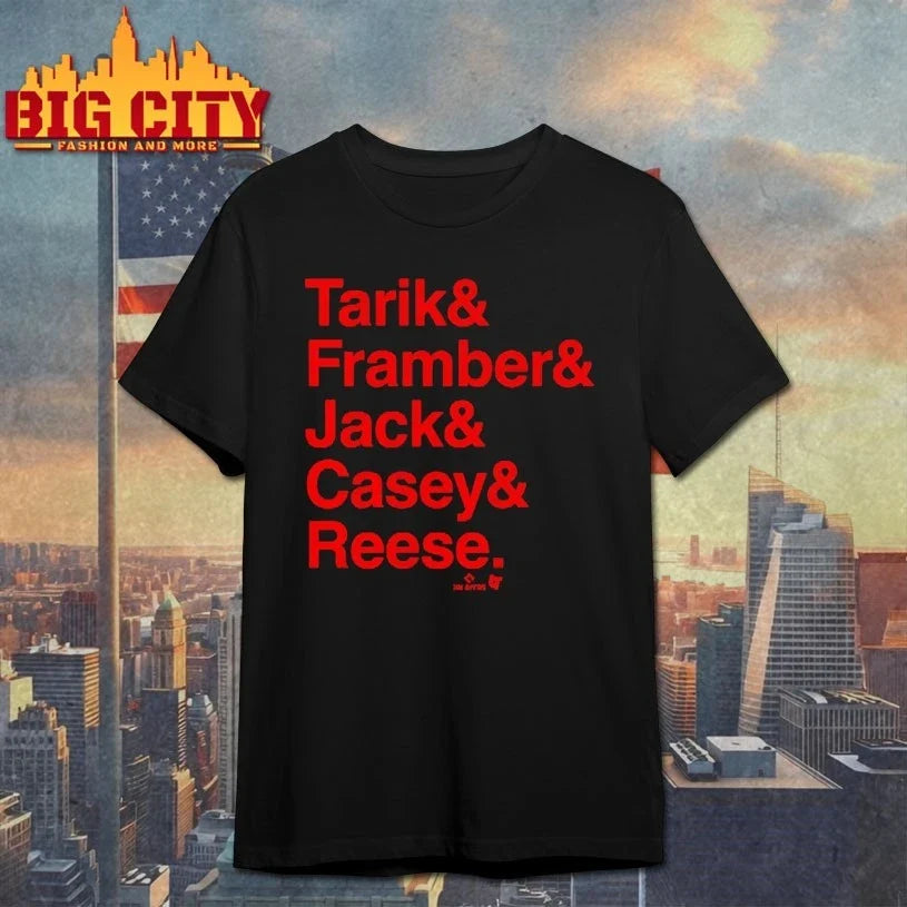 Detroit Baseball Tarik &amp; Framber &amp; Jack &amp; Casey &amp; Reese T-Shirt