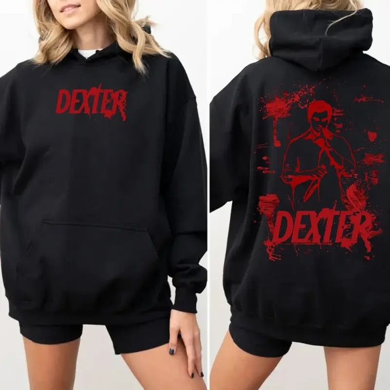 Dexter He'S Got Way Murder Dexter Morgan Shirt 2 Sides Cotton Fit Polyester T-Shirts