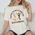 Dia De Los Muertos Comfort Colors Shirt Day Remembrance Mom Grandma Top Womenswear Casual Comfortable Cotton Soft T-Shirts