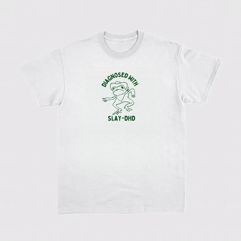 Diagnosed Slay Dhd Heavy Cotton T-Shirts