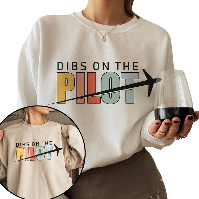 Dibs Pilot Pilot Wife Aviation T-Shirts