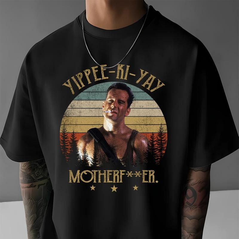 Die Hard Vintage Natural Classic Movie Shirt 1988 Throwback Shirt Movie Poster T-Shirts