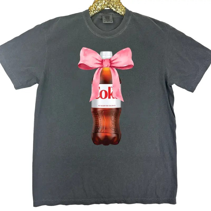 Diet Bottle Coquette Comfort Colors 'NLB' T-Shirts