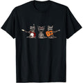Distressed Racc Roll 'Rock Raccoon Guitar Music Player Made Us T-Shirts