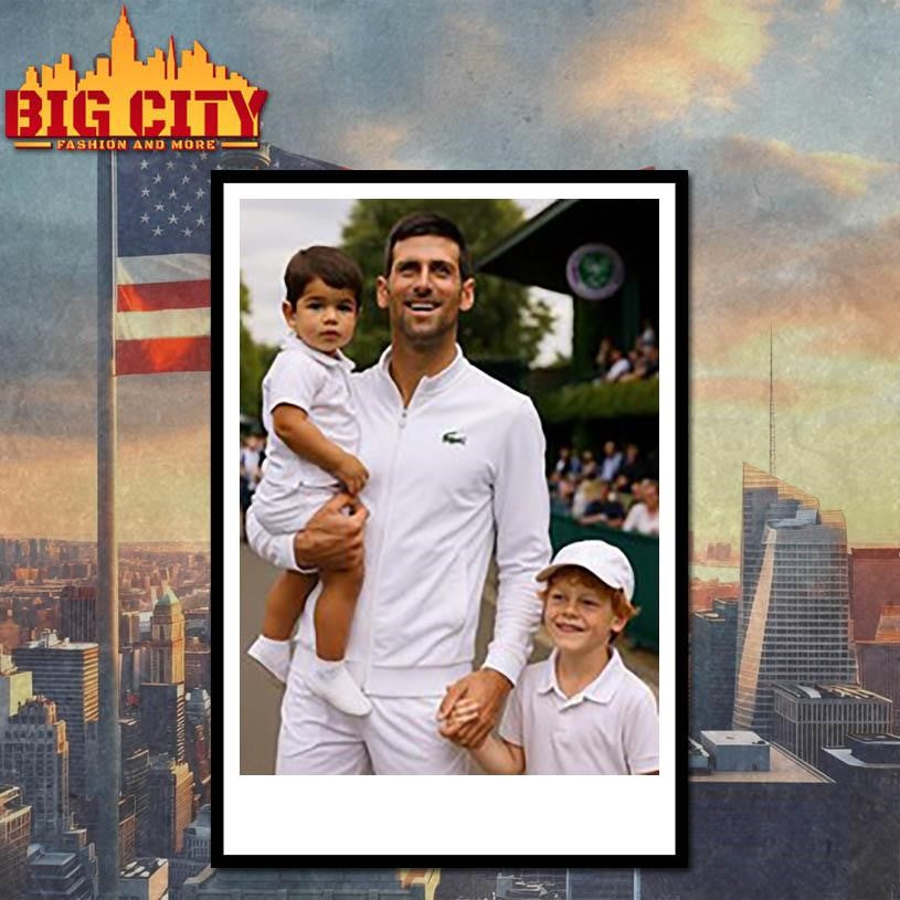 Djokovic alcaraz and jannik australian open shirt