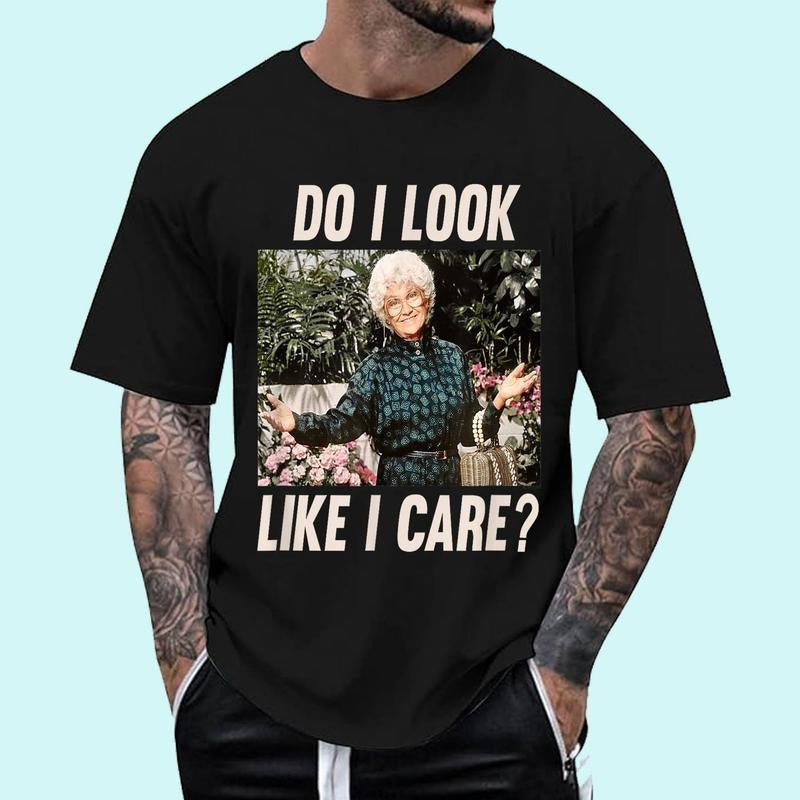 Do I Like I Care Cotton T-Shirts