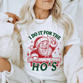 Do Ho'S Santa Shirt Funny Casual Fall Softstyle Printed Cotton T-Shirts