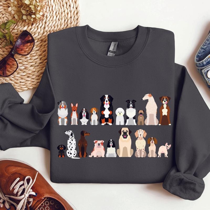 Dog Breeds Farm Animal Lover T-Shirts