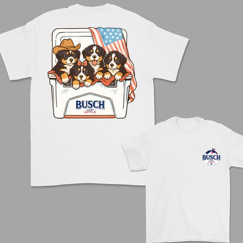 Dogs Beer Cute Dogs Bernese Mountain Perfect Beer Dog T-Shirts