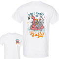 Don'T Forget Stay Salty Shirt Salty Skeleton Two Sided Beach Funny Skeleton Beach Summer Trip 2024 Classic T-Shirts