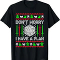 Don'T Worry I Have Plan D20 Ugly Tabletop T-Shirts