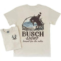 Double Sides Printed Busch Light Rodeo Brews Rodeo Fabric Cotton T-Shirts