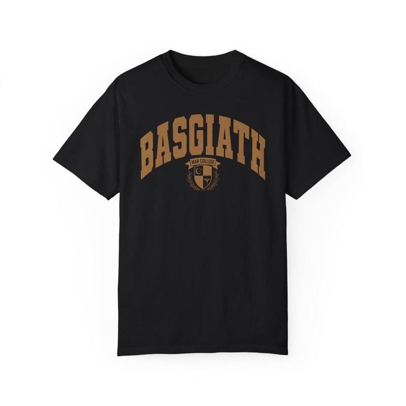 Double Sided Basgiath War College 2 Side Shirt Fourth Wing Shirt Bookish Shirt Basgiath Dragon Rider Bookish T-Shirts