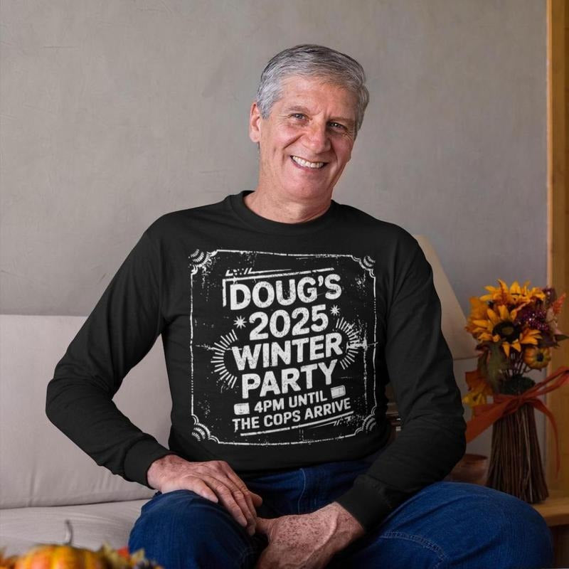 Doug'S Winter Party Shirt Eps Invite Winter Party Celebrate Shirt Shirt Eps Doug'S Winter Party February Shirt Shirt Smells T-Shirts