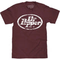 Dr Pepper Distressed Oval Logo Big Tall Red T-Shirts
