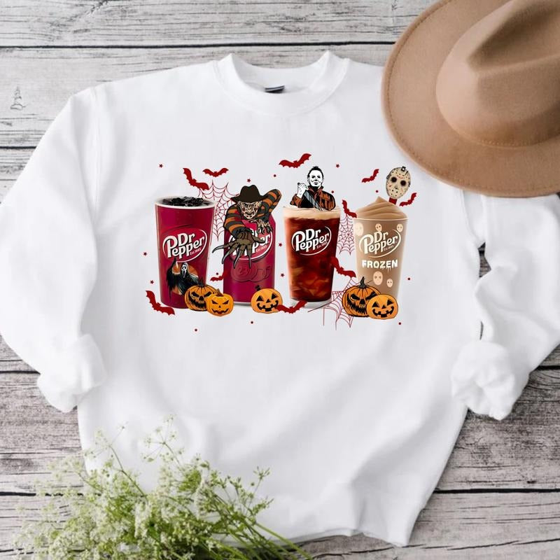 Dr Pepper Horror Halloween & Halloween 2024 Trend T-Shirts