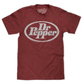 Dr Pepper Oval Logo Red T-Shirts