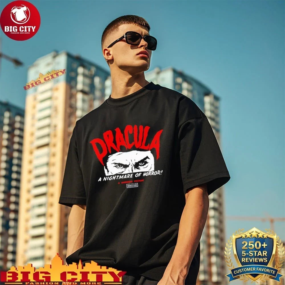 Dracula a nightmare of horror face shirt