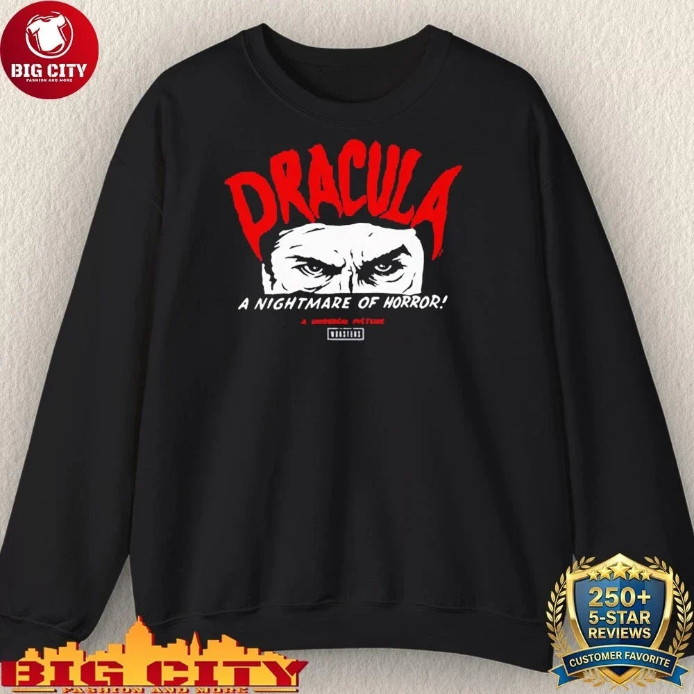 Dracula a nightmare of horror face shirt