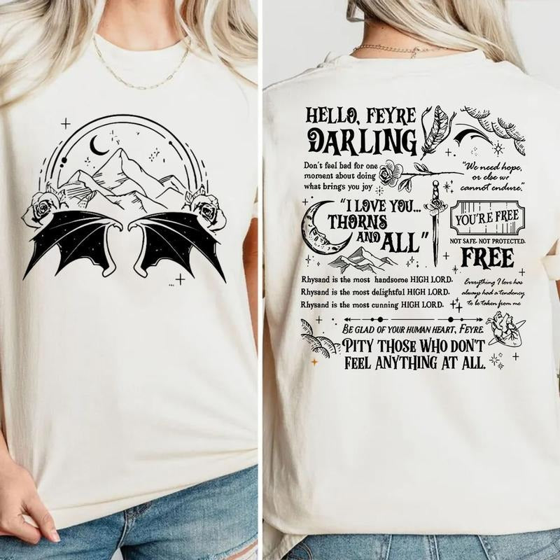 Dragon Vintage Dark Art Shirt Dragon Rider Dragon Lovers Bookish Violet Sorrengail T-Shirts