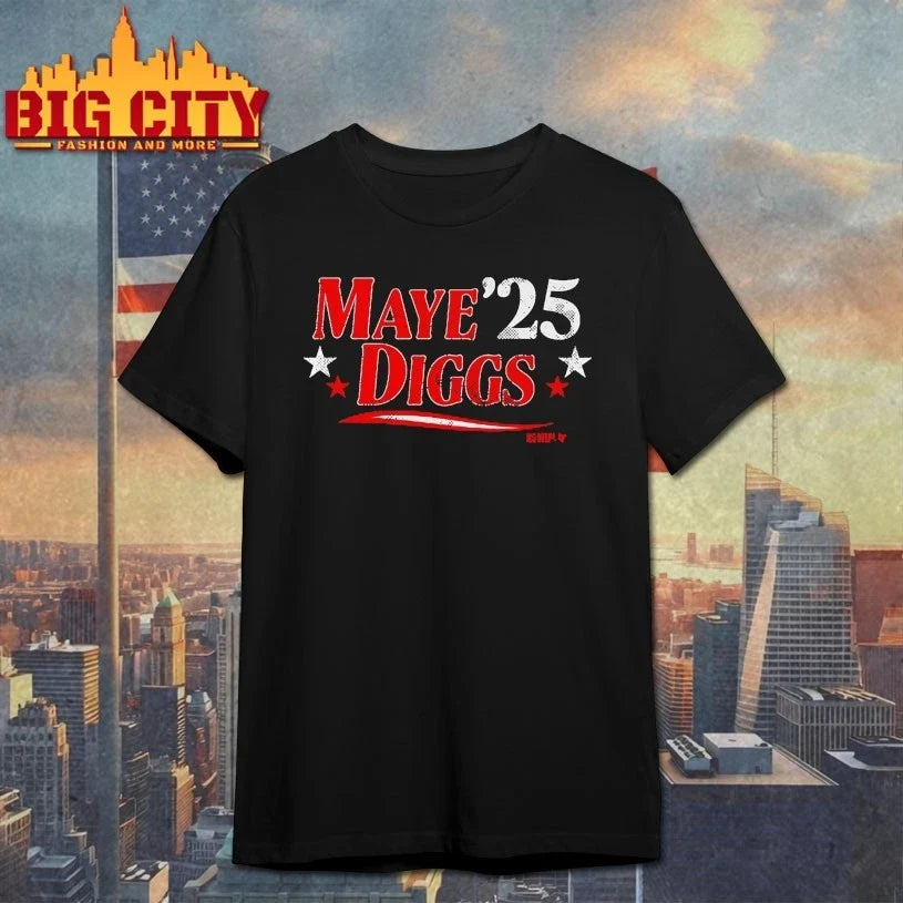 Drake Maye Stefon Diggs 25 New England t-shirt