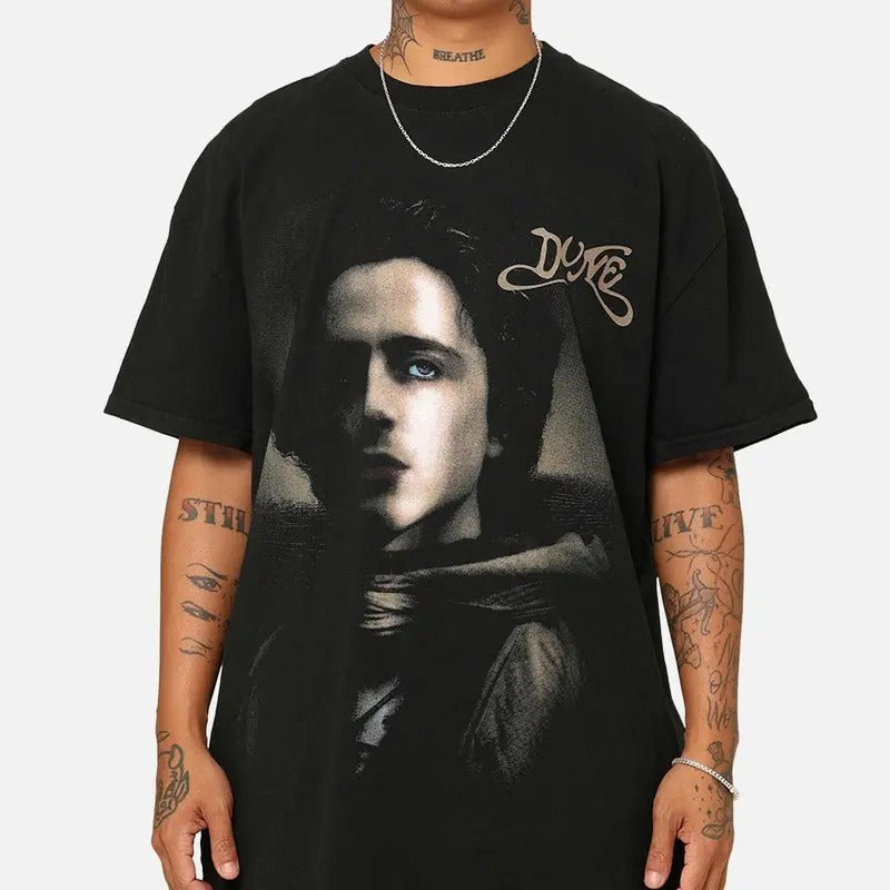 Dune Paul Atreides Trending Movie Shirt Menswear Womenswear Streetwear Movie Fans Casual Cotton T-Shirts