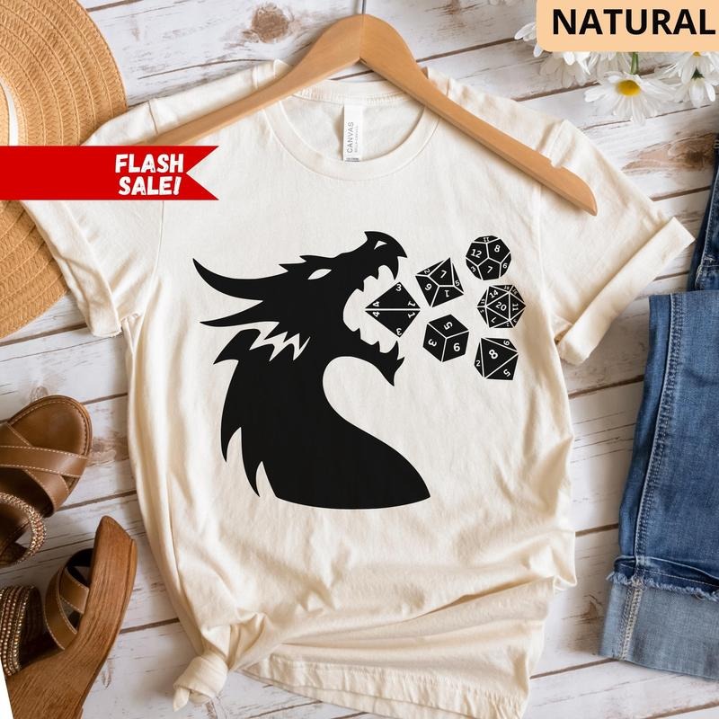 Dungeons Dragons Shirt Vintage Dnd Gaming Dragons Fantasy Ttrpg Shirt Dungeon Master Board Game Lover T-Shirts