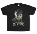 EXODO BIG HEAD Shirt Crew Neck Plaid Cotton T-Shirts