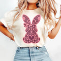 Easter Bunny Coquette Shirt Bunny Blowing Bubble Gum Happy Easter Coquette Bunny Coquette Easter I Love Tiktok T-Shirts