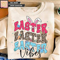Easter Bunny Coquette Happy Easter Brushstroke Bunny Ears Jesus Easter T-Shirts